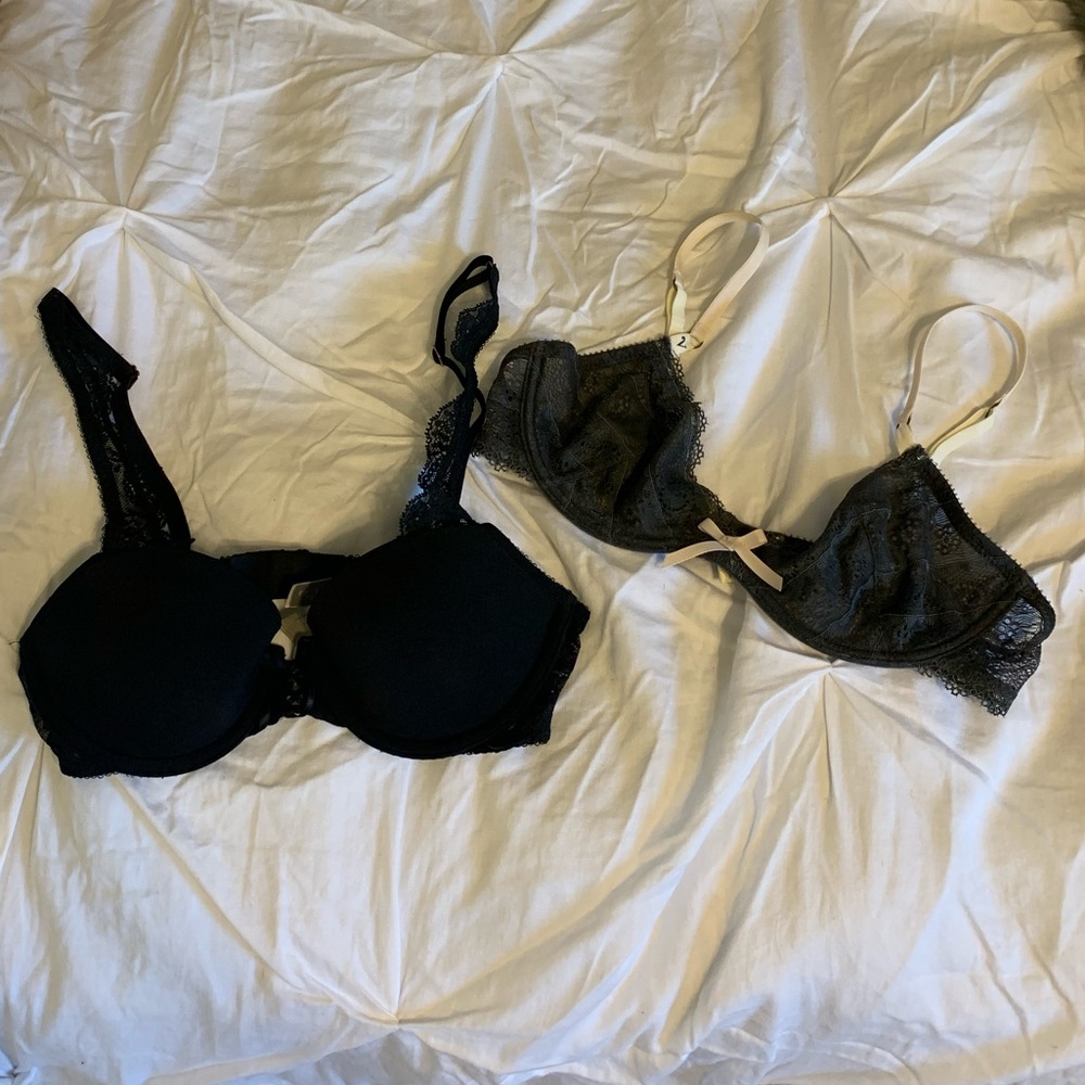 2 Very Sexy Beautiful Balconet and Lace VS Bras